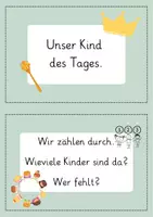 Vorschau - Präsentationen/Tafelbilder - Moderationskarten / Moderationsfächer für den Morgenkreis (neutral) - Seite 2