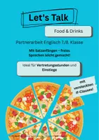 Vorschau - Arbeitsblätter - Let’s Talk: Food & Drinks – Partnerarbeit zum freien Sprechen (A2/B1) - Deckblatt