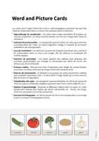 Aperçu - Affichage - Vegetables / Légumes: Word and Picture Cards (Cartes avec images pour le cours d'anglais) - Page 1