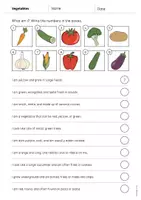 Aperçu - Cartes d'exercices - Vegetables / Légumes: What am I? - Worksheet (Fiche d'exercices d'anglais) - Page 2