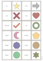 Aperçu - Jeux - 2D Shapes / Formes 2D: Memo Game (Jeu pour le cours d'anglais) - Page 3