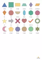 Aperçu - Jeux - 2D Shapes / Formes 2D: Vocabulary Fitness (Fitness du vocabulaire) - Page 2