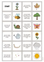 Aperçu - Jeux - Garden / Jardin: Reading Domino (Jeu pour le cours d'anglais) - Page 2