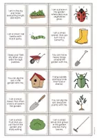 Aperçu - Jeux - Garden / Jardin: Reading Domino (Jeu pour le cours d'anglais) - Page 3