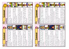 Vorschau - Fördermaterial/Inklusion - Lesen Freiarbeit (Text-Bild-Zuordnung Sommer) - Seite 3