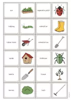 Aperçu - Jeux - Garden / Jardin: Domino (Jeu pour le cours d'anglais) - Page 3