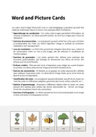 Aperçu - Affichage - Garden / Jardin: Word and Picture Cards (Cartes avec images pour le cours d'anglais) - Page 1
