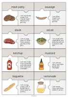 Aperçu - Jeux - Barbecue & Picnic / Barbecue et pique-nique: Puzzle (Puzzle pour le cours d'anglais) - Page 3