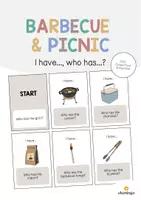 Aperçu - Jeux - Barbecue & Picnic / Barbecue et pique-nique: I have..., who has...? (Jeu pour le cours d'anglais) - Page de couverture