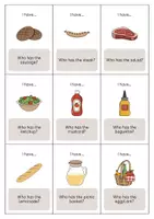 Aperçu - Jeux - Barbecue & Picnic / Barbecue et pique-nique: I have..., who has...? (Jeu pour le cours d'anglais) - Page 3