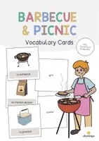 Aperçu - Fiches - Barbecue & Picnic / Barbecue et pique-nique: Vocabulary Cards (Cartes de mots) - Page de couverture