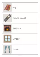 Aperçu - Jeux - Living Room / Salon: Running Dictation (Dictée en mouvement pour le cours d'anglais) - Page 3