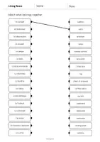 Aperçu - Cartes d'exercices - Living Room / Salon: Draw the lines 3 (Fiche d'exercices d'anglais) - Page 2
