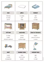 Aperçu - Jeux - Bedroom / Chambre: Don’t say it! (Jeu pour le cours d'anglais) - Page 2