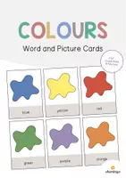 Aperçu - Affichage - Colours / Couleurs: Word and Picture Cards (Cartes avec images pour le cours d'anglais) - Page de couverture
