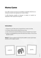 Aperçu - Jeux - MEMO GAME: Pack XXL de ressources pour les cours d’anglais - Page 2