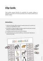 Aperçu - Cartes / Images - CLIP CARDS: Pack XXL de ressources pour les cours d’anglais - Page 2