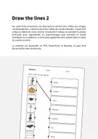 Aperçu - Cartes d'exercices - Halloween: Draw the lines 2 (Fiche d'exercices d'anglais) - Page 1