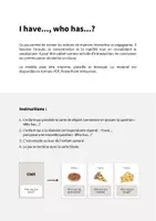 Aperçu - Jeux - Pizza: I have..., who has...? (Jeu pour le cours d'anglais) - Page 1