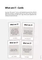 Aperçu - Jeux - Pizza: What am I? - Cards (Jeu pour le cours d'anglais) - Page 1