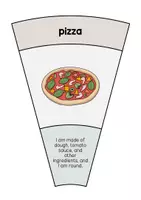 Aperçu - Cartes / Images - Pizza: Matching Circle (Puzzle circulaire pour le cours d'anglais) - Page 3
