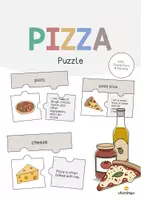Aperçu - Jeux - Pizza: Puzzle (Puzzle pour le cours d'anglais) - Page de couverture