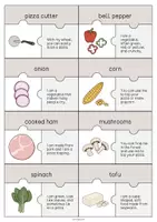 Aperçu - Jeux - Pizza: Puzzle (Puzzle pour le cours d'anglais) - Page 3