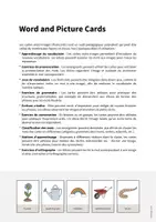 Aperçu - Affichage - Spring / Printemps: Word and Picture Cards (Cartes avec images pour le cours d'anglais) - Page 1