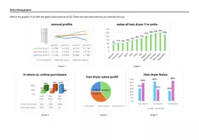 Vorschau - Arbeitsblätter - Graph Descriptions Vocabulary & Writing Task - Seite 1