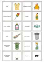 Aperçu - Jeux - Cleaning / Nettoyage: Domino (Jeu pour le cours d'anglais) - Page 3
