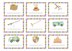 Vista previa - Tarjetas / Manipulativos - TARGETES C-QU - página 1
