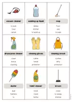 Aperçu - Jeux - Cleaning / Nettoyage: Don’t say it! (Jeu pour le cours d'anglais) - Page 3