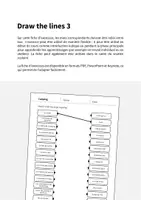 Aperçu - Cartes d'exercices - Camping: Draw the lines 3 (Fiche d'exercices d'anglais) - Page 1