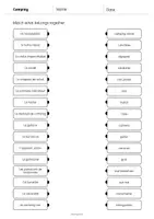Aperçu - Cartes d'exercices - Camping: Draw the lines 3 (Fiche d'exercices d'anglais) - Page 3