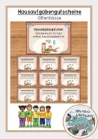 Vorschau - Poster - Hausaufgabengutscheine - Otterklasse - Deckblatt