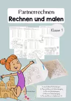 Vorschau - Arbeitsblätter - Rechenmalblatt Klasse 1 - Rechnen und malen Partner - Deckblatt
