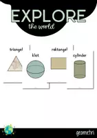 förhandsvisning - EXPLORE THE WORLD - GEOMETRI - försättsblad