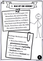 Vorschau - Arbeitsblätter - WAS ist ein VEREIN? Vereine und ihre Bedeutung - Seite 1
