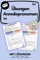 Vorschau - Stundenentwürfe - Materialpaket Briefe und Anredepronomen - Seite 1
