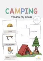 Aperçu - Fiches - Camping: Vocabulary Cards (Cartes de mots) - Page de couverture