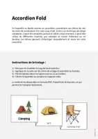 Aperçu - Fiches - Camping: Accordion Fold (Jeu pour le cours d'anglais) - Page 1