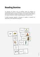 Aperçu - Jeux - Camping: Reading Domino (Jeu pour le cours d'anglais) - Page 1