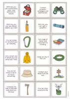 Aperçu - Jeux - Camping: Reading Domino (Jeu pour le cours d'anglais) - Page 3