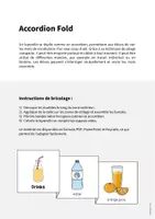Aperçu - Fiches - Drinks / Boissons: Accordion Fold (Jeu pour le cours d'anglais) - Page 1