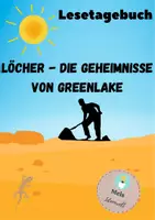 Vorschau - Stundenentwürfe - Lesetagebuch zur Ganzschrift Löcher (ab Klasse 7) - Deckblatt