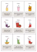 Aperçu - Jeux - Drinks / Boissons: I have..., who has...? (Jeu pour le cours d'anglais) - Page 3