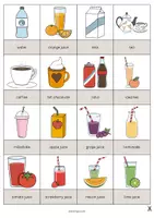 Aperçu - Jeux - Drinks / Boissons: Drawing Game (Jeu pour le cours d'anglais) - Page 2
