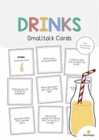 Aperçu - Cartes / Images - Drinks / Boissons: Smalltalk Cards (Cartes de conversation) - Page de couverture