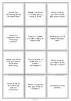 Aperçu - Cartes / Images - Drinks / Boissons: Smalltalk Cards (Cartes de conversation) - Page 3
