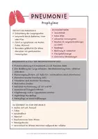 Vorschau - Arbeitsblätter - Pneumonieprophylaxe Lernzettel - Deckblatt